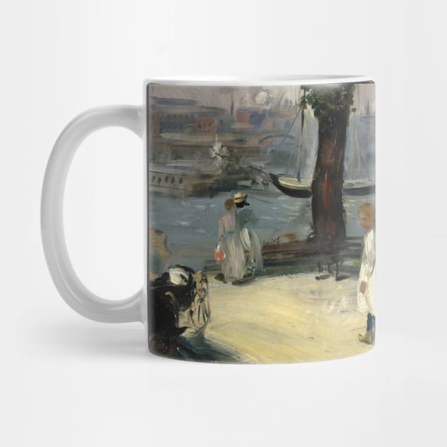 High Resolution William Glackens Painting East River Park 1902 by tiokvadrat